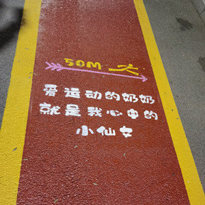 伟博公司施工的海淀大慧寺路室外彩色道路沥青改色工程