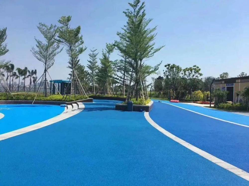 彩色透水混凝土道路